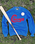 Chicago Cubs Applique Sweatshirt