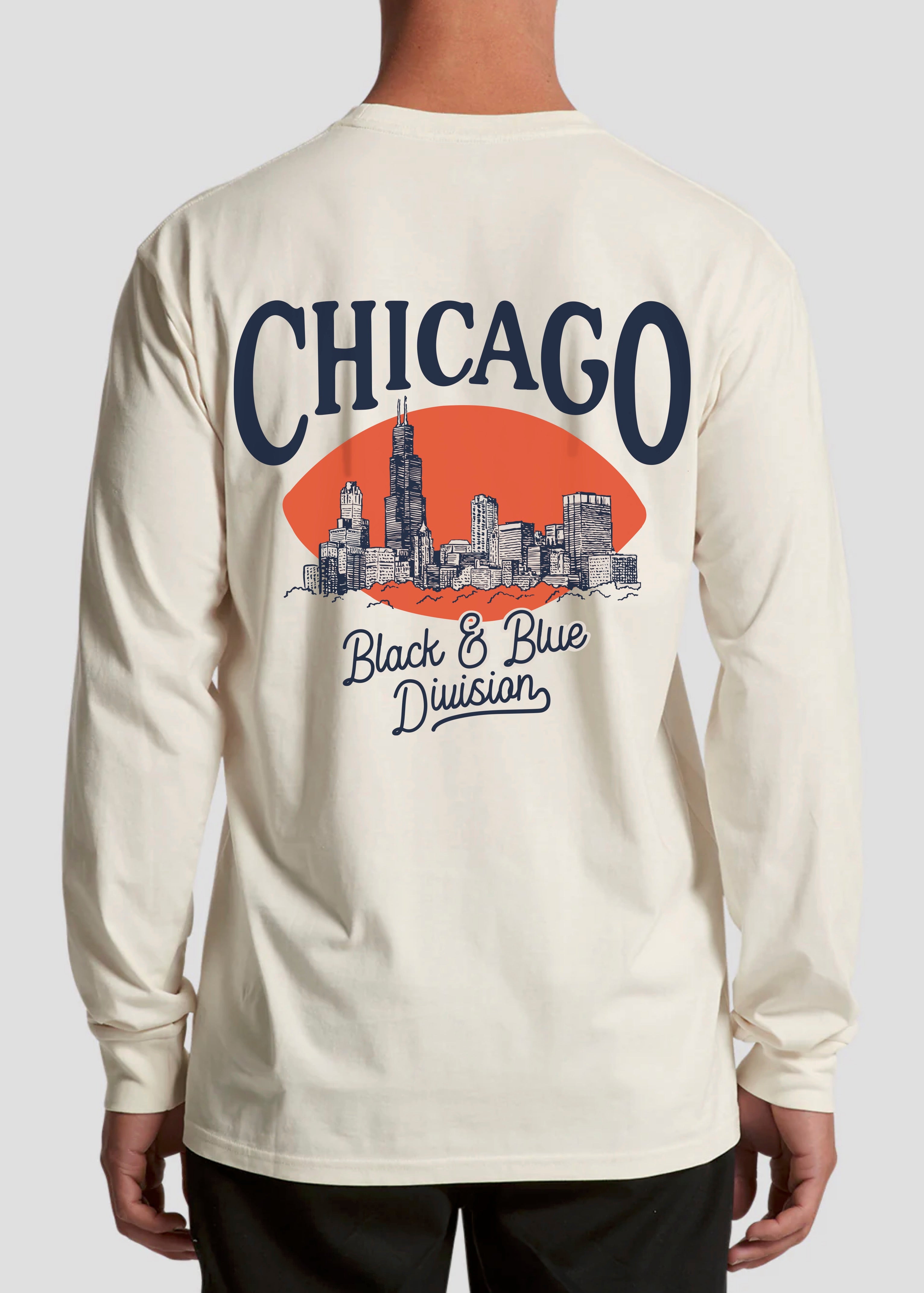 Chicago Bears Vintage Long Sleeve Shirt