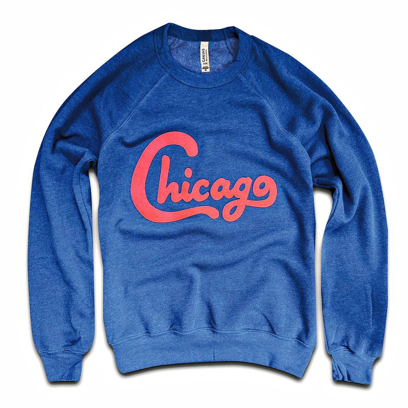Chicago Football Felt Applique Crewneck