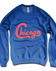 Chicago Football Felt Applique Crewneck