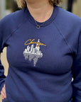 Chicago Skyline Embroidered Crewneck