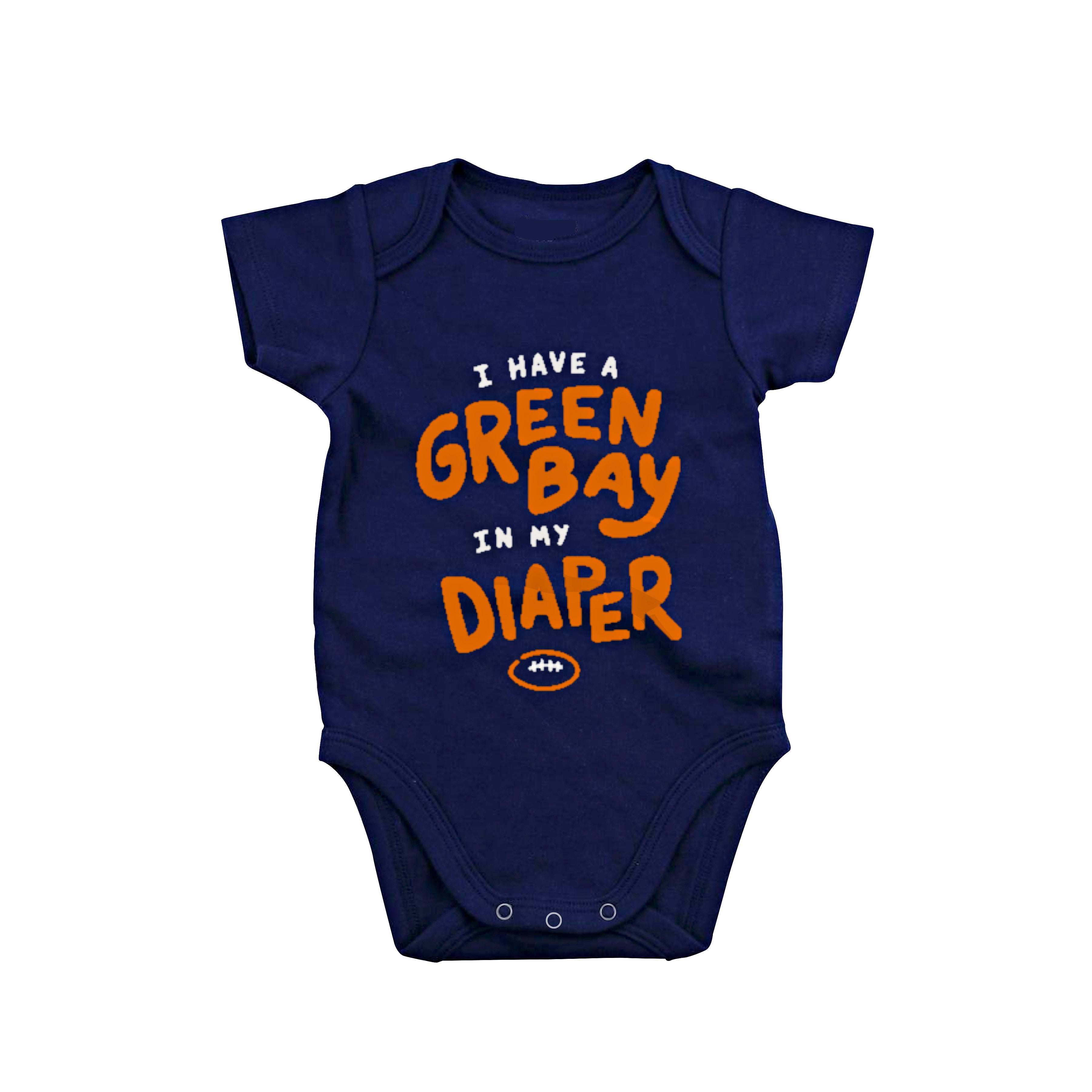 Green Bay In My Diaper Onesie