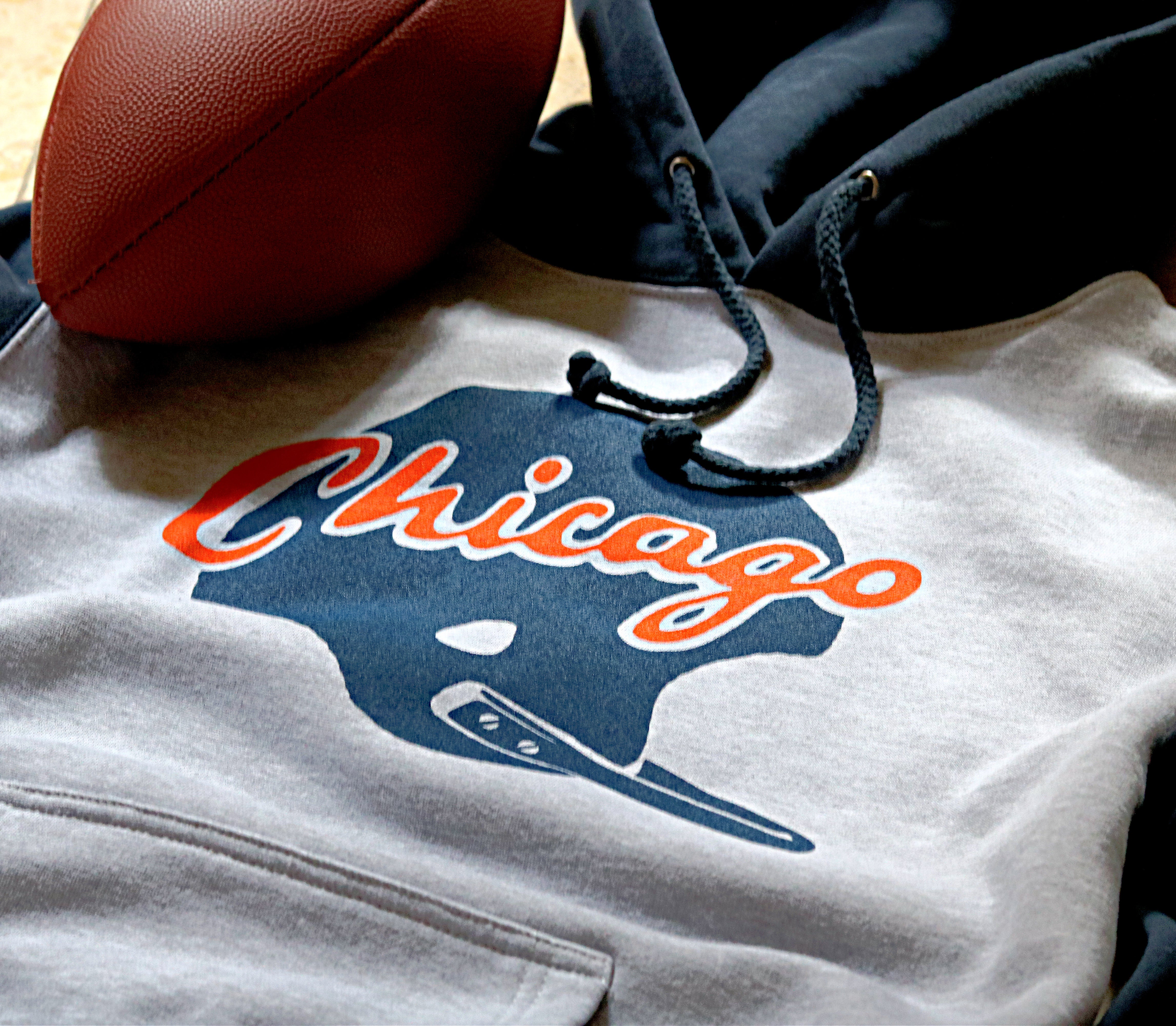 Chicago Bears Retro Hooded Sweatshirt