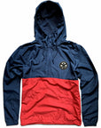 Municipal Logo Patch Navy/Red Quarter-Zip Jacket