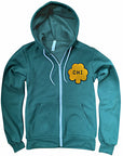 CHI Shamrock Patch Zip-Up Hoodie