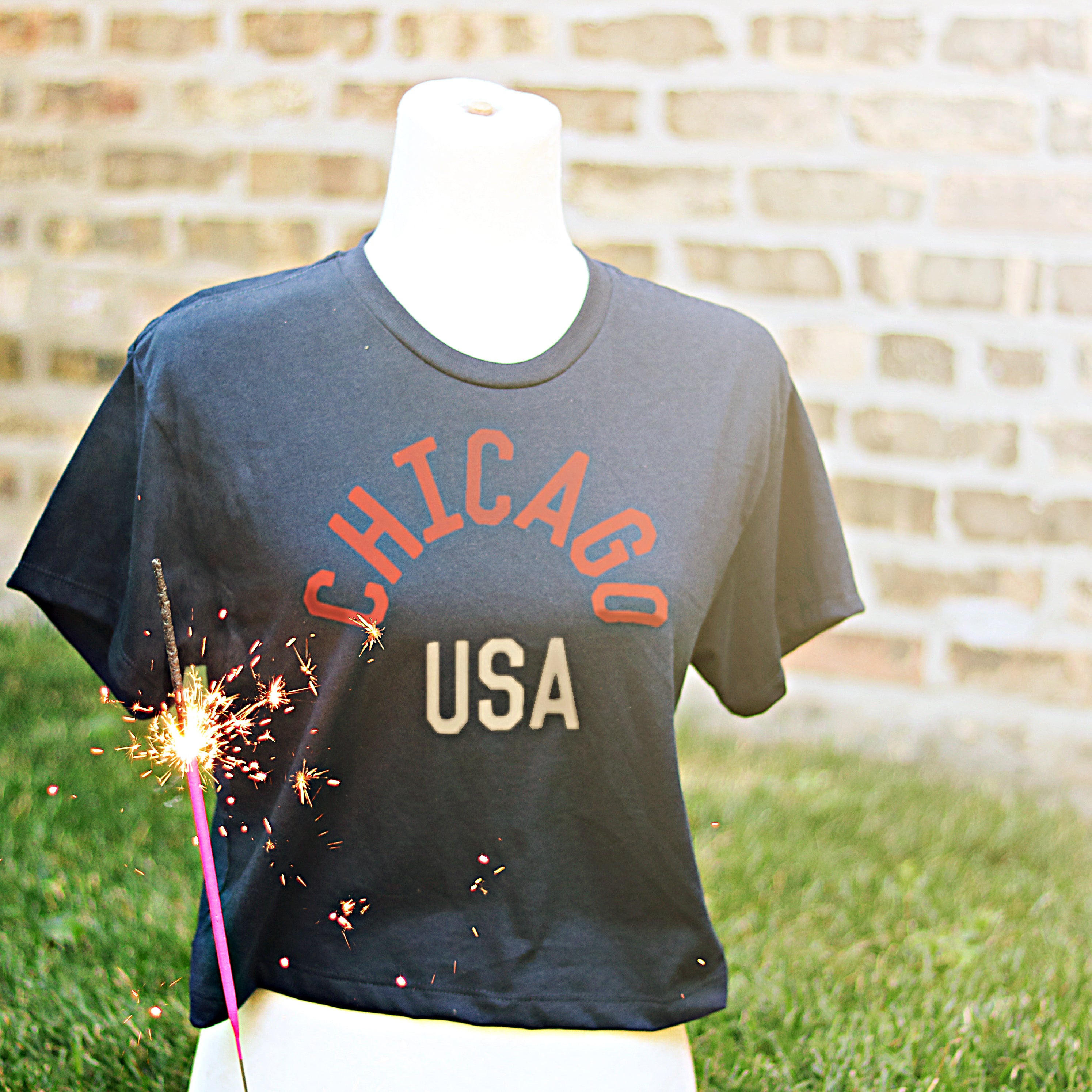 Chicago Crop Top Shirt
