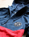 Municipal Logo Patch Navy/Red Quarter-Zip Jacket