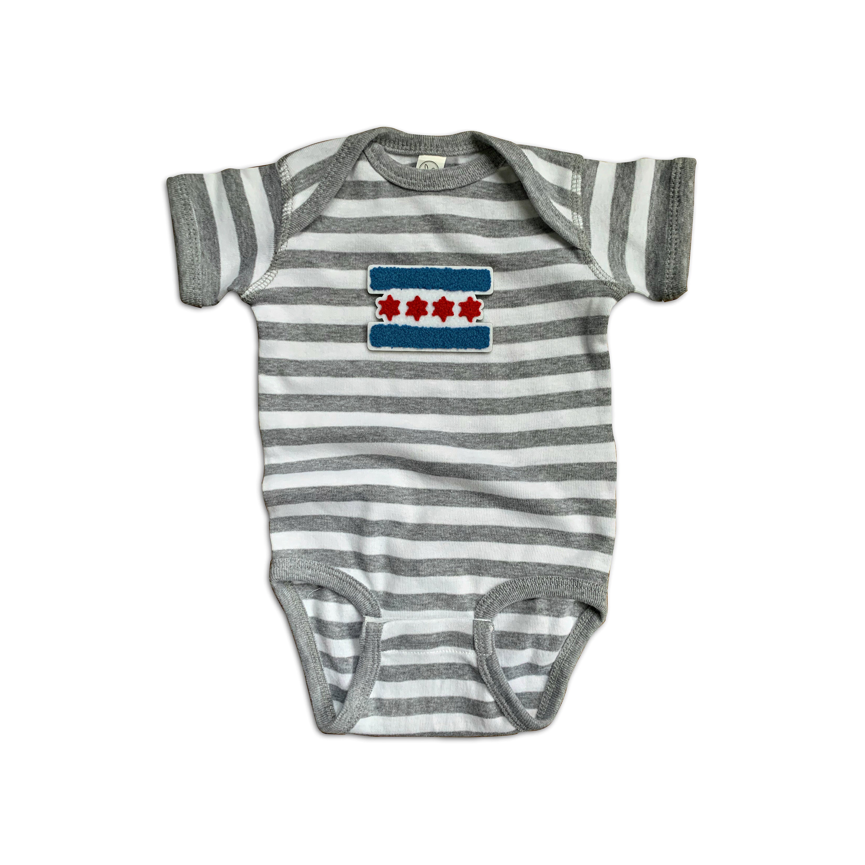 Chicago Flag Baby Onesie