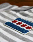 Chicago Flag Baby Jumper