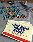 Chicago Party Aunt Sticker And T-Shirt