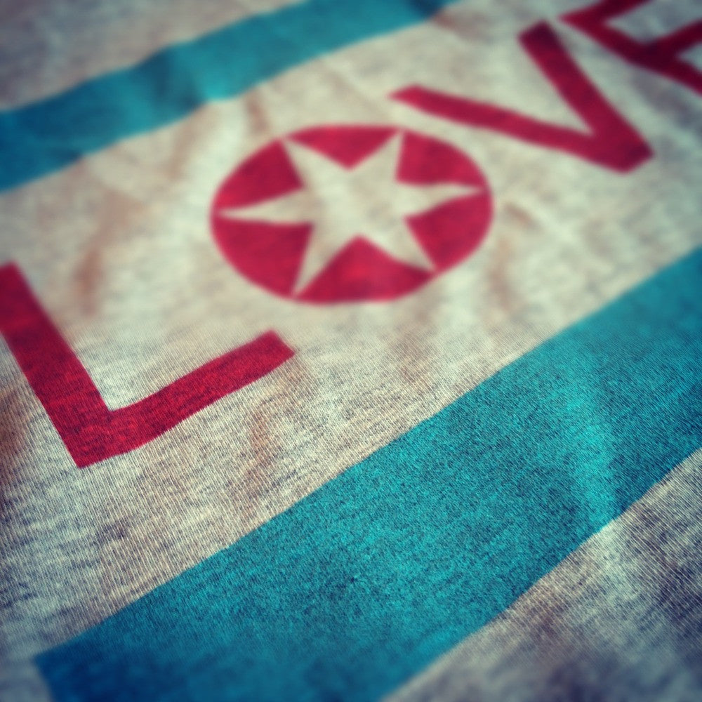 Chicago Love Flag Tee