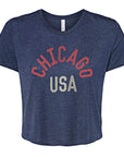 Chicago USA Crop Top