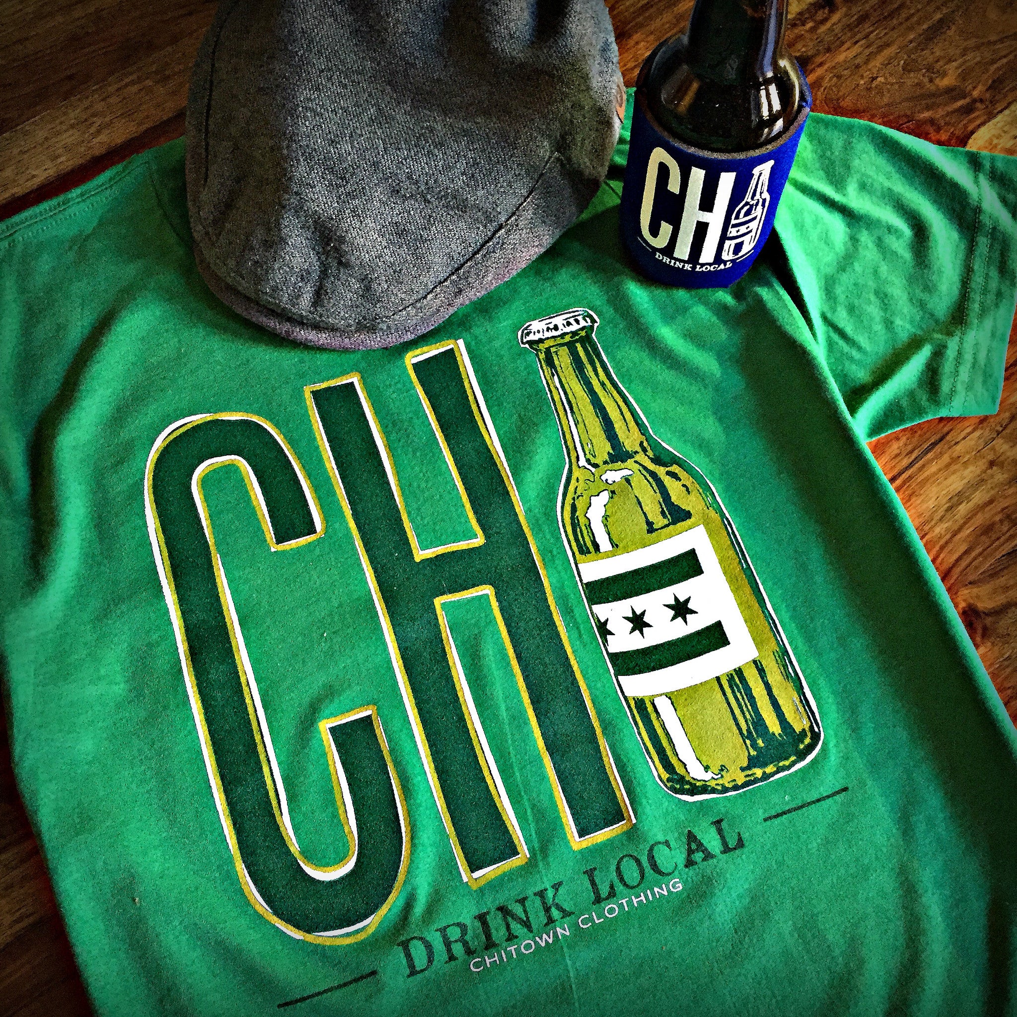 Chicago St. Patrick&#39;s Day Drink Local T-Shirt 