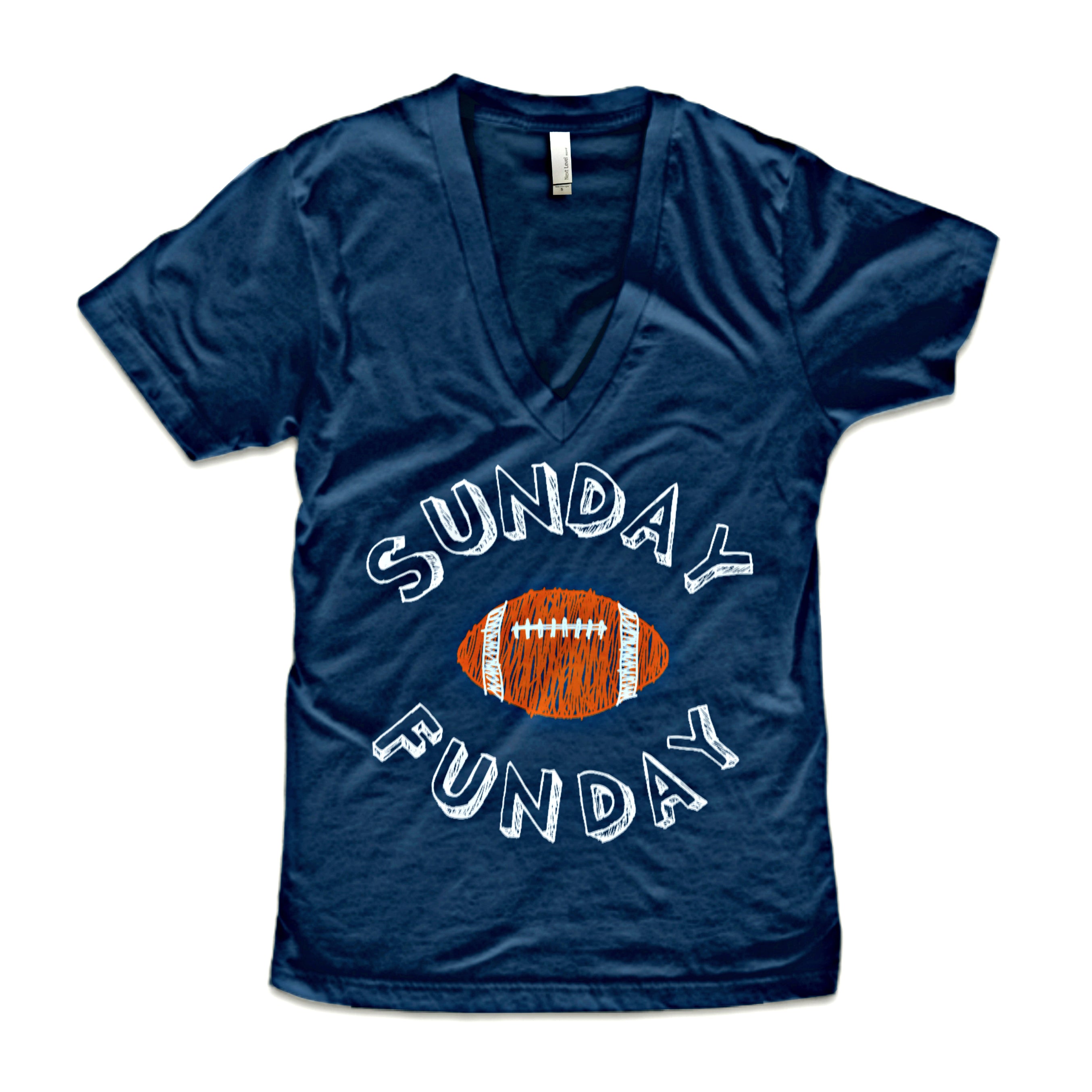 women's sunday funday football shirt