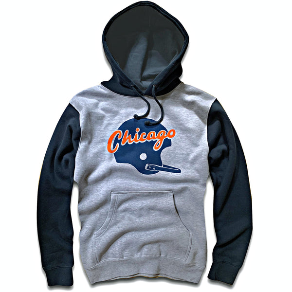 Chicago Football Felt Applique Crewneck - Chitown Clothing M