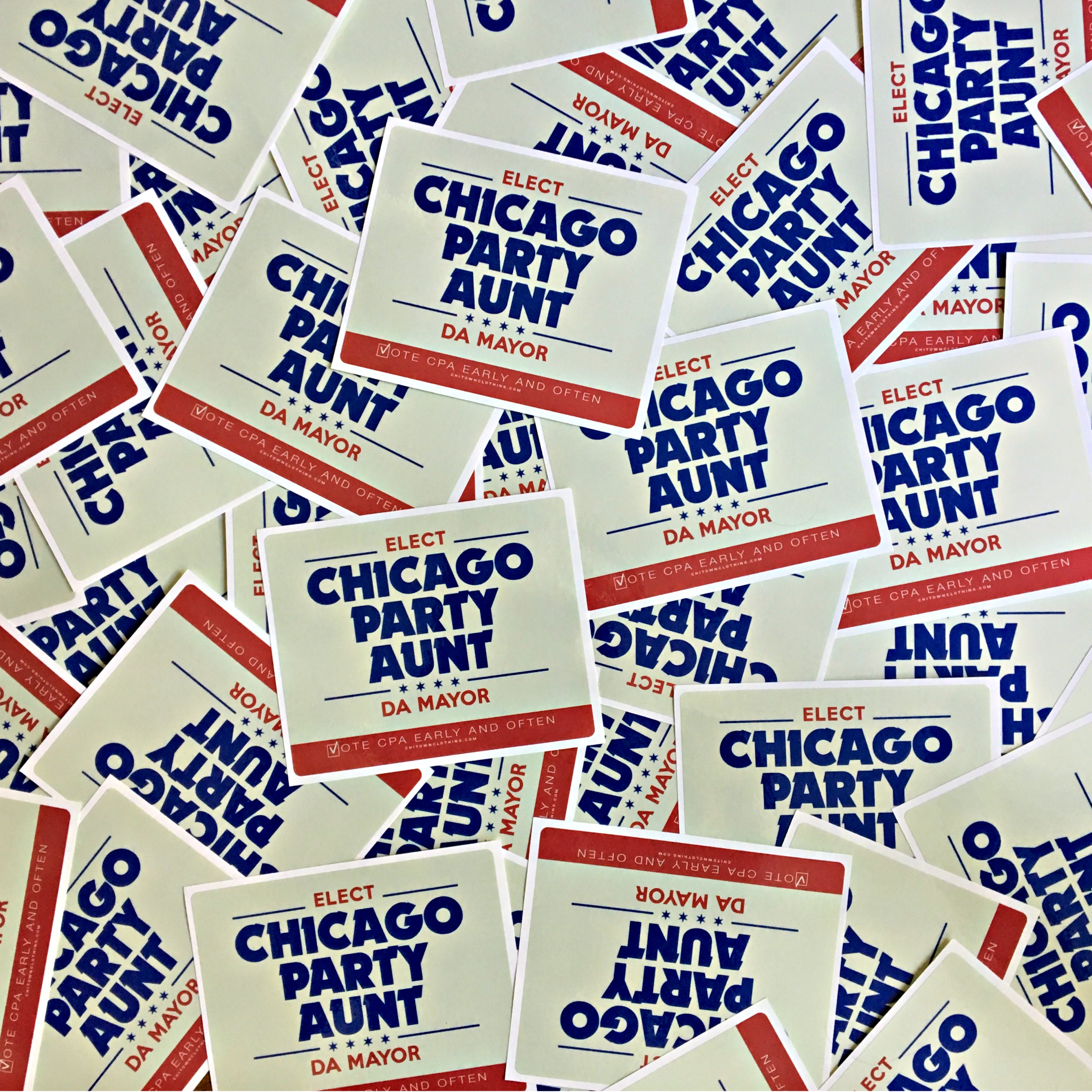 Vote Chicago Party Aunt For Mayor