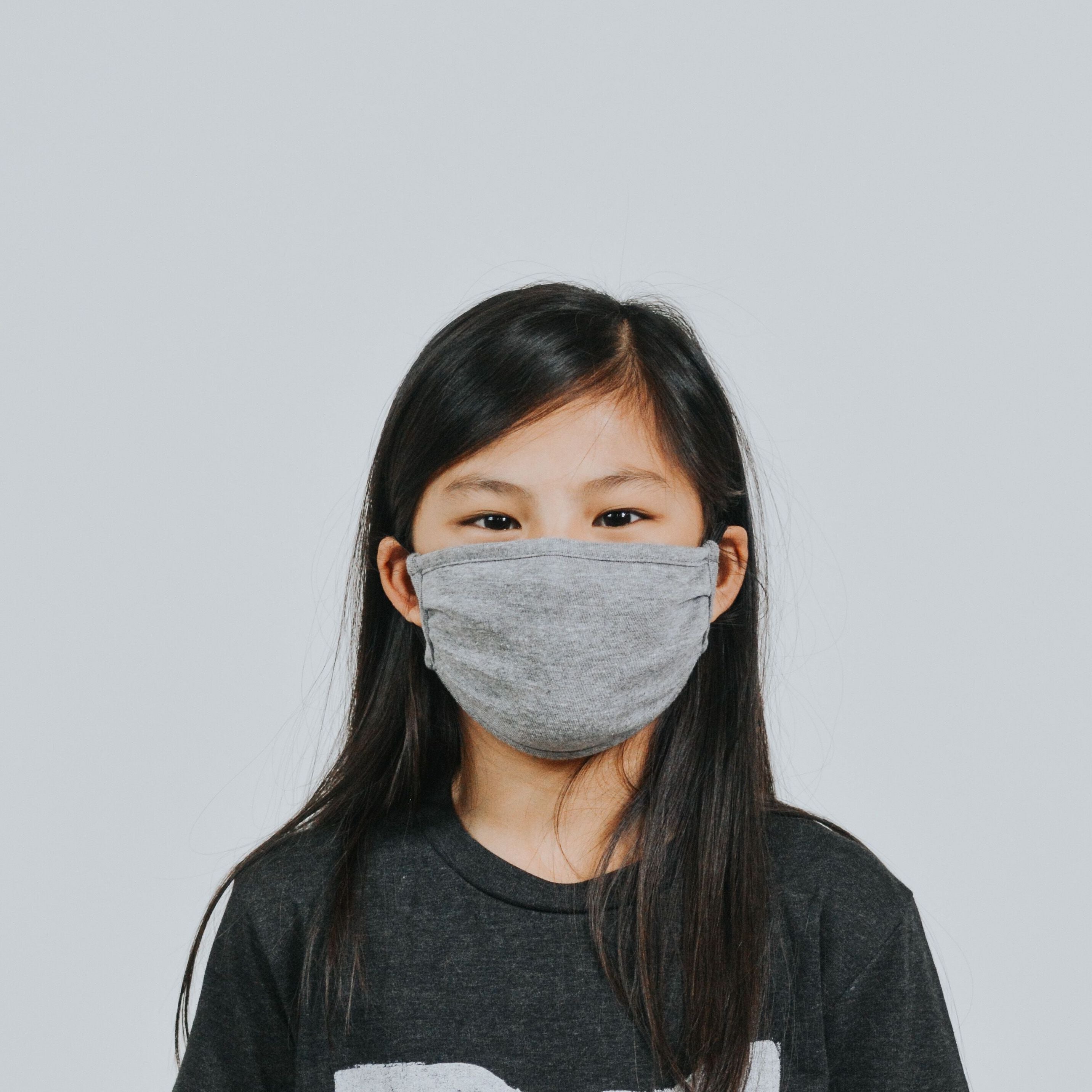 Youth Gray Cloth Mask