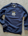 Chicago Skyline Embroidered Crewneck