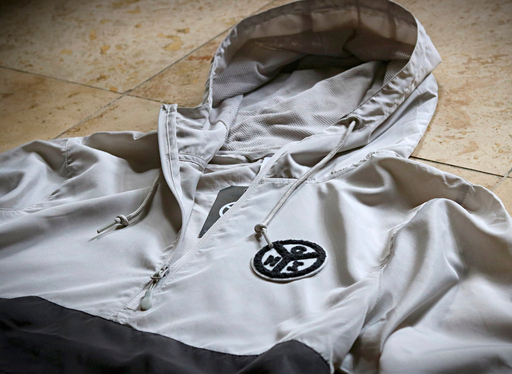 Municipal Logo Patch Smoke/Graphite Quarter-Zip Jacket