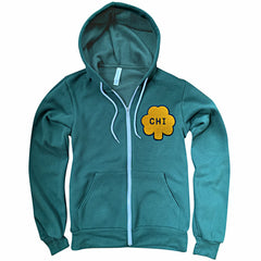 Chicago Felt Applique Hoodie - Chitown Clothing L