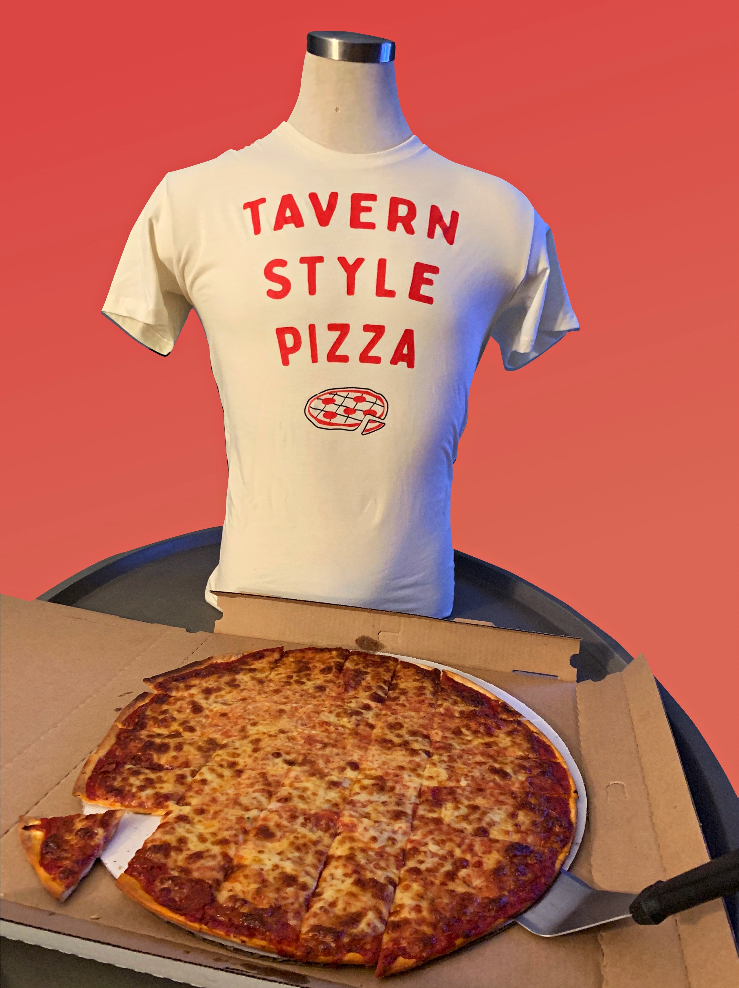 Square Cut Pizza Shirt