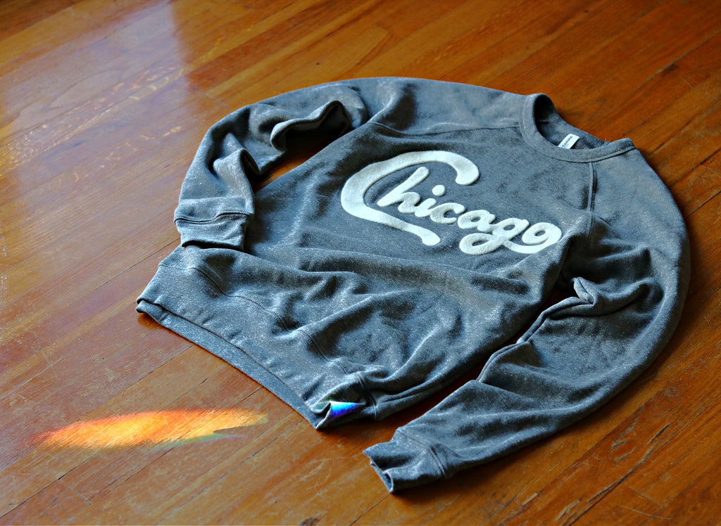 Chicago IL Blue Crewneck - Chitown Clothing