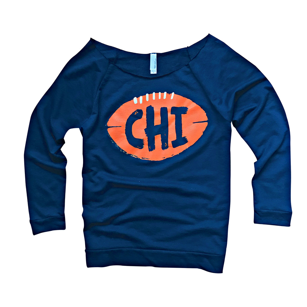 Chicago Felt Applique Crewneck - Chitown Clothing XL