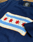 Chicago Flag Knit Sweater