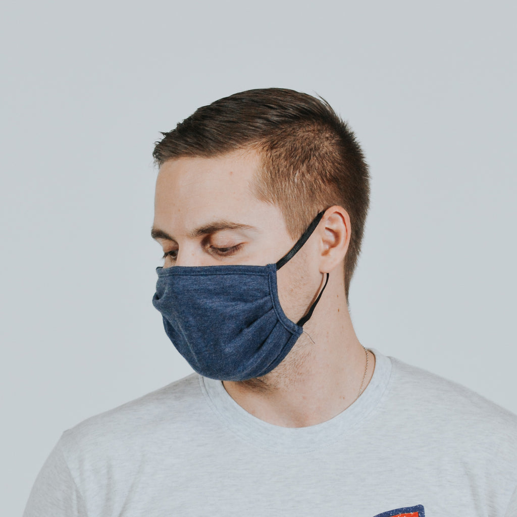 Navy Blue Cloth Mask