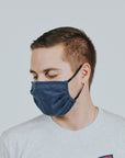 Navy Blue Cloth Mask