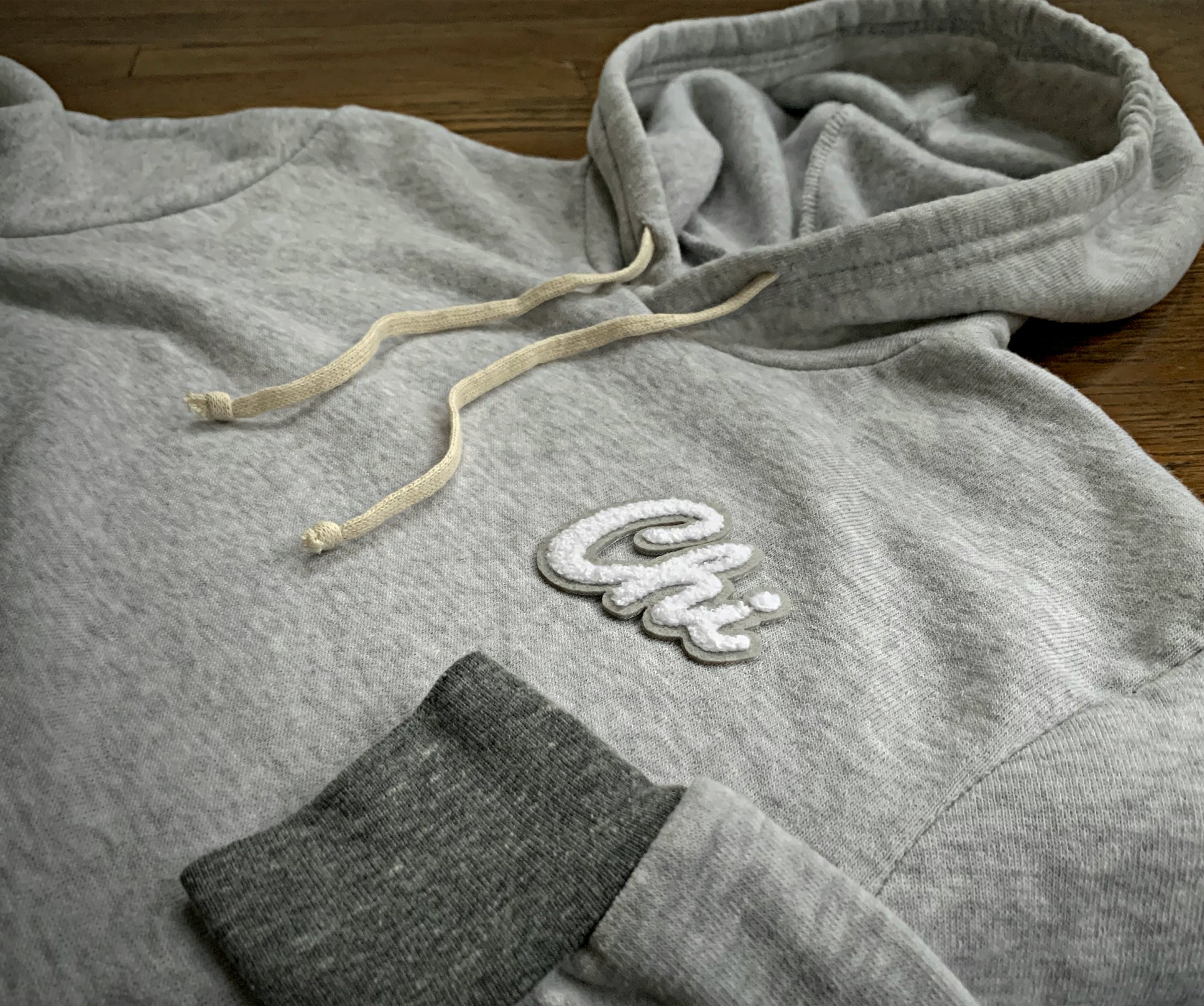 Script Chenille Patch Premium Hoodie - Chitown Clothing