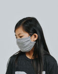 Youth Gray Cloth Mask